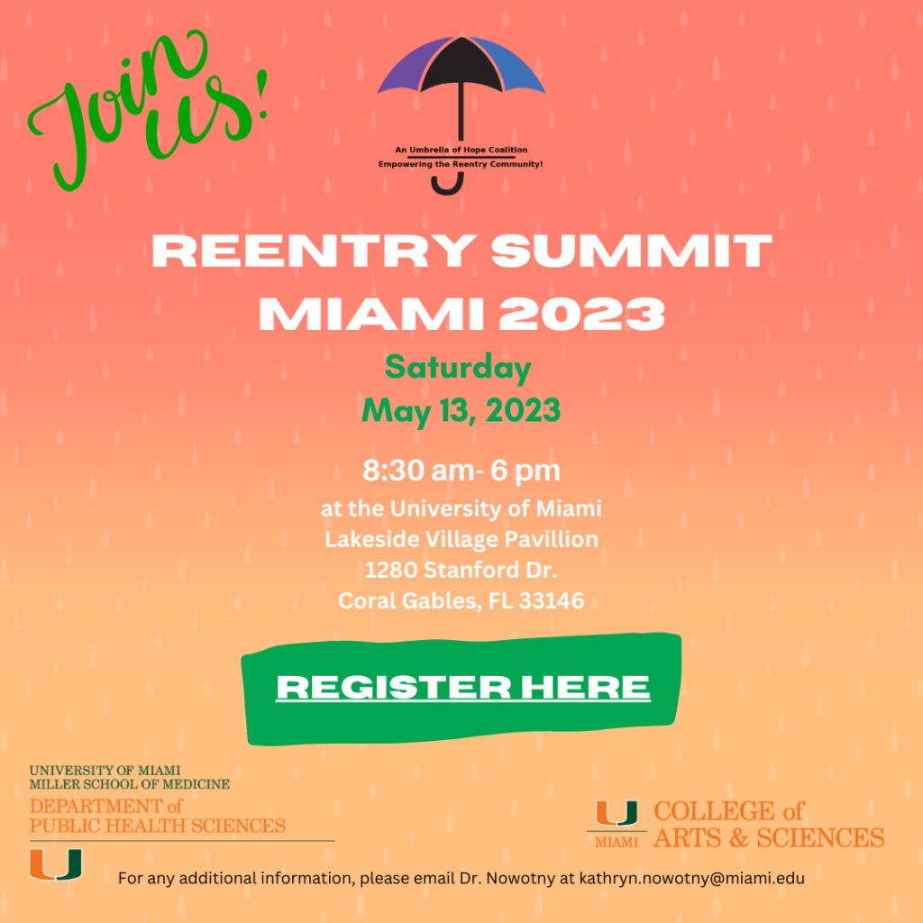 Miami Reentry Summit 2023 Flyer