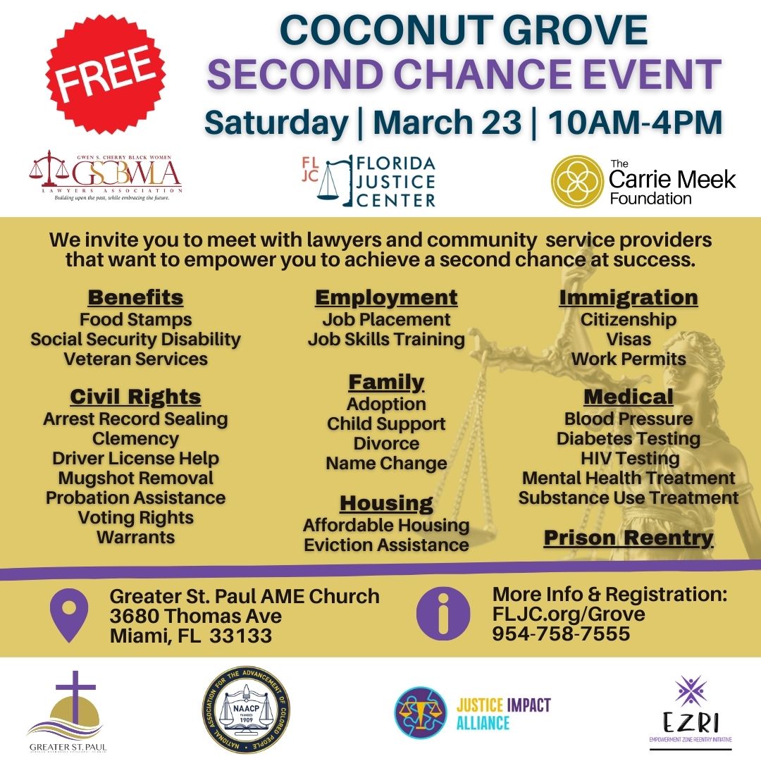 Coconut Grove Second Chance Event - March 23, 2024
